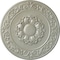 Ekena Millwork Sydney Ceiling Medallion (Fits Canopies up to 5 3/4"), Hand-Painted Flash Copper, 27 3/4"OD x 2"P CM27SYFCS - alternate 1